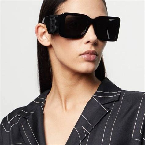 burberry solaire femme|Burberry BE4406U 55 Dark Grey & Black Sunglasses .